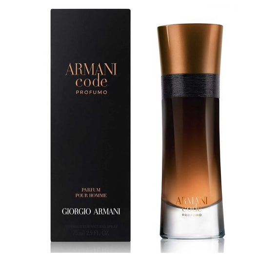 Armani Code Profumo - MANZARA STORE - Perfume Available at MANZARA STORE - Giorgio Armani - All Products, Armani, Men- Armani Code Profumo Eau De Parfum by Giorgio Armani Product Description: Experience the intense allure of Armani Code Profumo Eau De Parfum by Giorgio Armani. This captivating fragrance takes the iconic Armani Code to the next level, offering a rich and seductive blend of spicy, woody, and sweet notes. Perfect for the modern man who wants to leave a lasting impression, Armani Code Profumo i