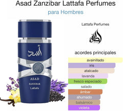 Lattafa - Asad Zanzibar For Men-Lattafa-MANZARA STORE-100 ml-Original Master Box-MANZARA STORE