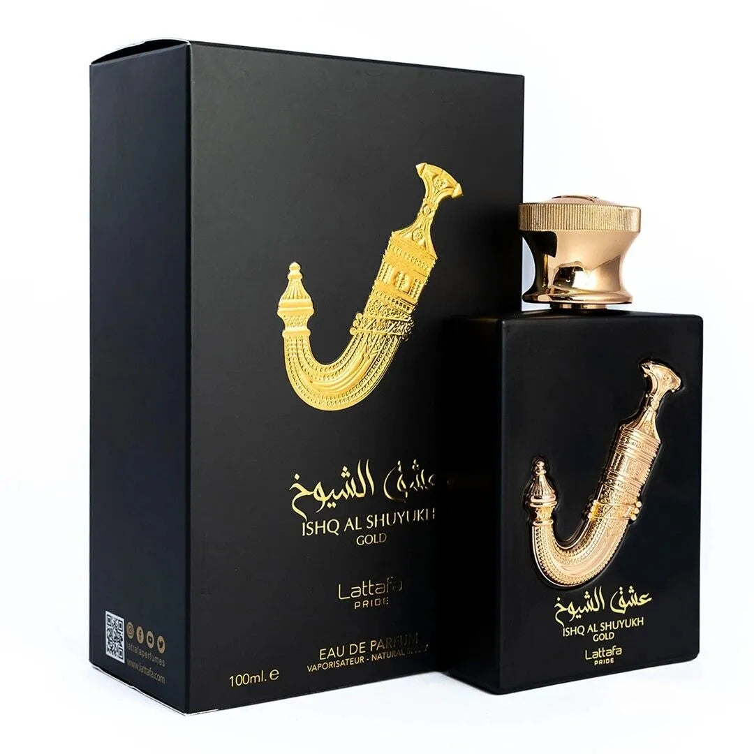 Lattafa Pride Ishq Al Shuyukh Gold – EDP (Unisex)-Lattafa-MANZARA STORE-100ml-Original Master Box-MANZARA STORE