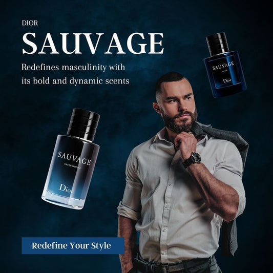 عطر Dior Sauvage الأصلي – فخامة الرجولة في زجاجة واحدة