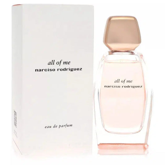 All Of Me Narciso Rodriguez for women - MANZARA STORE - Perfume Available at MANZARA STORE - Narsico Rodriguez - All Products, Narsico Rodriguez, Woman- All Of Me Eau De Parfum by Narciso Rodriguez Product Description: Experience the elegant and captivating essence of All Of Me Eau De Parfum by Narciso Rodriguez. This sophisticated fragrance celebrates the full spectrum of a woman’s beauty, blending sensual florals with warm, musky undertones. With its rich and feminine composition, All Of Me is a timeless 