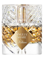 Angels' Share by Kilian - MANZARA STORE - Perfume Available at MANZARA STORE - Kilian - Kilian, Men, Unisex, Woman- Product Title: Angels' Share by Kilian Product Description: Angels' Share by Kilian is a luxurious fragrance that captures the essence of indulgence and refinement. Inspired by the French tradition of cognac-making, this unisex scent unveils a rich blend of gourmand and woody notes, creating an intoxicating and sensual aroma. Perfect for special occasions or an evening out, Angels' Share envel