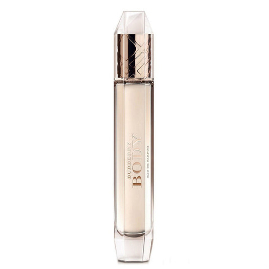 Burberry Body – EDP - For Women – 85ml - MANZARA STORE - Perfume Available at MANZARA STORE - Burberry Body - All Products, Burberry, Burberry Body, Woman- Burberry Body Eau De Parfum for Women Product Description: Indulge in the essence of elegance with Burberry Body Eau De Parfum, a luxurious fragrance that celebrates femininity and sophistication. This signature scent combines fruity, floral, and woody notes to create a rich and captivating aroma. Designed for the modern, confident woman, Burberry Body i