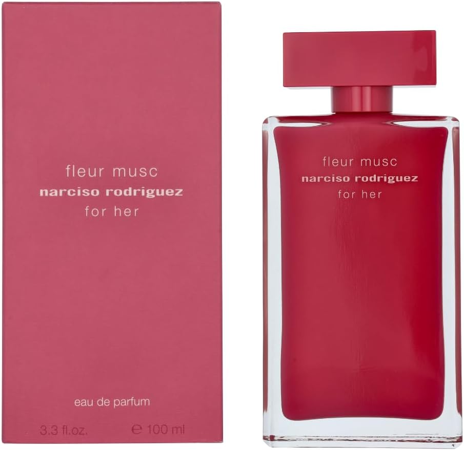 Fleur Musc for Her Narciso Rodriguez for women - MANZARA STORE - Perfume Available at MANZARA STORE - Narsico Rodriguez - All Products, Narciso Rodriguez, Woman- Product Description: Fleur Musc For Her Eau De Parfum by Narciso Rodriguez is a vibrant and enchanting fragrance that celebrates femininity and elegance. This floral and musky composition is an ode to modern women who exude confidence and charm. Blending radiant floral notes with the signature musk at its heart, this fragrance is warm, sensual, and