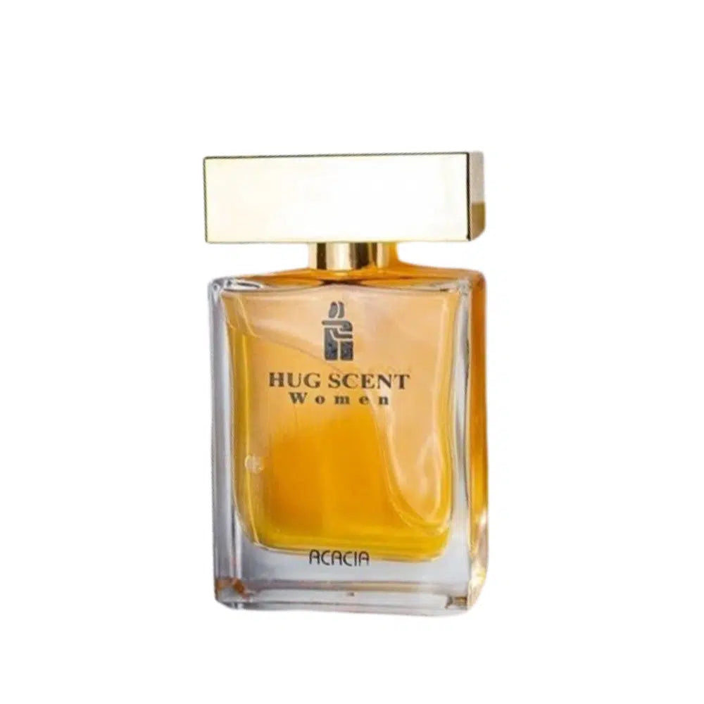 Hug Scent for women - By Acacia - MANZARA STORE - Perfume Available at MANZARA STORE - Acacia - Acacia, All Products, Hug Scent, Unisex, Woman- Hug Scent Eau De Parfum Product Description: Hug Scent Eau De Parfum is a distinctive and luxurious fragrance designed for both men and women, offering an elegant and lasting scent that enhances the allure of its wearer. The perfume's blend of floral, citrus, and woody notes evokes a sense of refinement and timeless appeal. Hug Scent is perfect for everyday wear or 