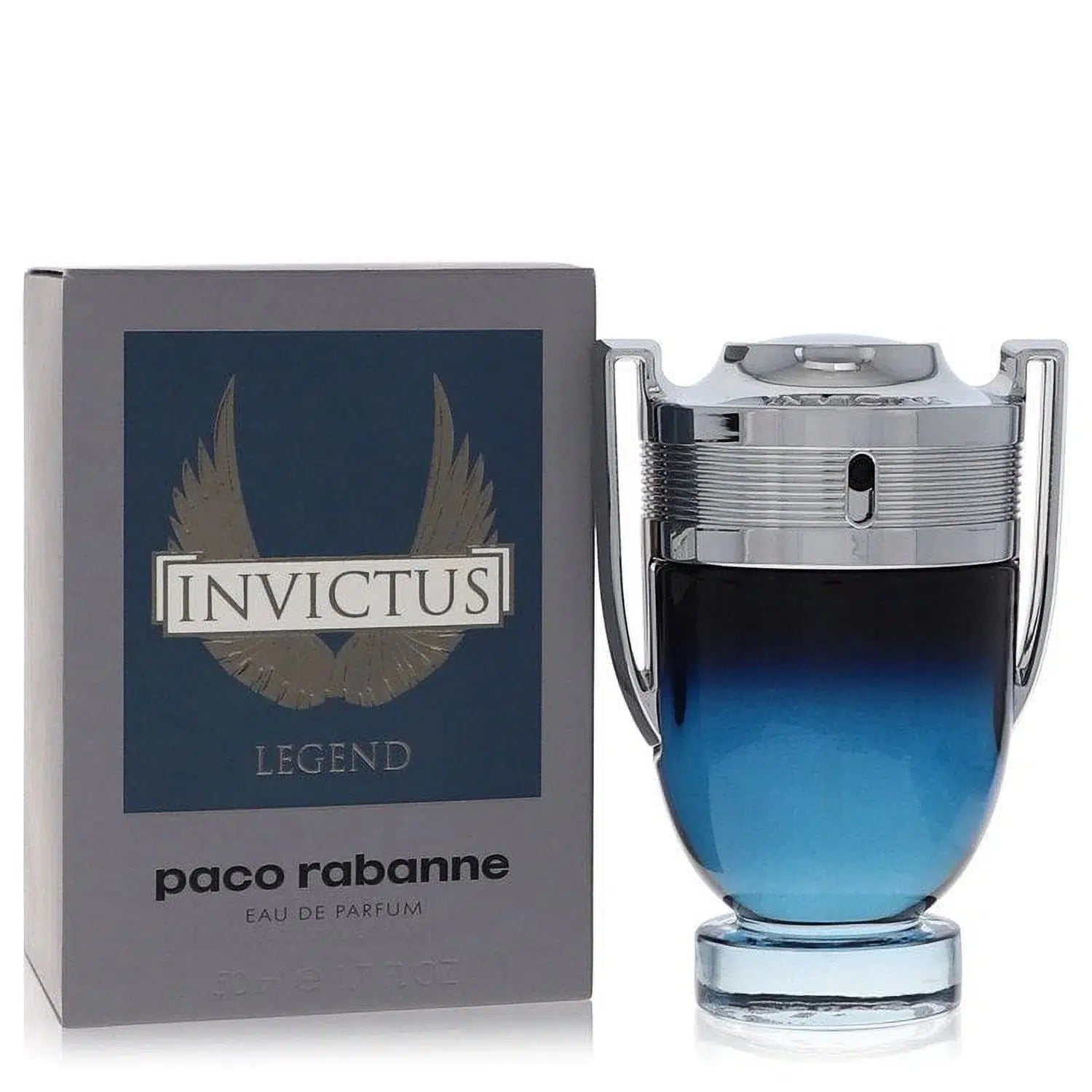 Invictus Legend Rabanne - MANZARA STORE - Perfume Available at MANZARA STORE - Paco Rabanne - All Products, Men, Paco Rabanne- Invictus Legend by Paco Rabanne Product Description: Invictus Legend by Paco Rabanne is an intense and vibrant fragrance designed for the victorious and ambitious man. Released in 2019, it is a powerful and bold scent that embodies strength, energy, and triumph. The fragrance opens with fresh and energizing top notes, followed by a dynamic and salty heart, finishing with a warm, woo