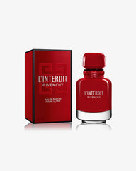 L'Interdit Eau de Parfum Rouge Ultime Givenchy - MANZARA STORE - Perfume Available at MANZARA STORE - Givenchy - All Products, GIVENCHY, Givenchy L'interdit, Woman- Product Title:L'Interdit Eau de Parfum Rouge Ultime by Givenchy Product Description:L'Interdit Eau de Parfum Rouge Ultime by Givenchy is the ultimate expression of passion and daring elegance. This bold and captivating fragrance combines intense red florals with the warmth of spicy accords, creating an irresistible composition that exudes confid