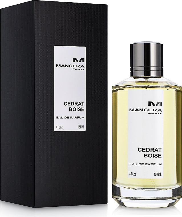 Mancera - Cedrat Boise Eau De Parfum (EDP) - MANZARA STORE - Perfume Available at MANZARA STORE - Mancera - Mancera, Men, Unisex, Woman- Product Title Mancera - Cedrat Boise Eau De Parfum (EDP) Product Description Discover the fresh and sophisticated charm of Mancera Cedrat Boise EDP, a fragrance that perfectly balances zesty citrus with warm woody undertones. This unisex scent opens with a vibrant burst of citrus and blackcurrant, transitioning into a heart of spicy notes and delicate jasmine, and finally 