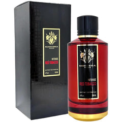 Mancera - Red Tobacco Eau De Parfum (EDP) - MANZARA STORE - Perfume Available at MANZARA STORE - Mancera - Mancera, Men, Unisex, Woman- Mancera - Red Tobacco Eau De Parfum (EDP) Product Description Experience the fiery intensity of Mancera Red Tobacco EDP, a bold and opulent fragrance that combines the richness of tobacco with spicy and woody accords. This captivating scent opens with a burst of warm spices, transitioning to a heart of sweet tobacco and earthy patchouli, and finishes with a smoky, sensual b