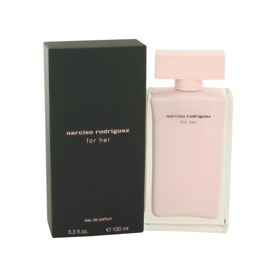 Narciso Rodriguez for Her EDP - MANZARA STORE - Perfume Available at MANZARA STORE - Narsico Rodriguez - All Products, Narciso Rodriguez, Woman- Narciso Rodriguez for Her Product DescriptionNarciso Rodriguez for Her is a timeless and elegant fragrance crafted for the modern, confident woman. With its unique blend of floral, musky, and woody notes, it captures femininity and sophistication. Perfect for everyday wear or special occasions, this fragrance is a statement of pure grace. Key Notes: Top: Rose, Peac