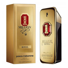 One Million Royal Paco Rabanne - MANZARA STORE - Perfume Available at MANZARA STORE - Paco Rabanne - All Products, Men, Paco Rabanne- One Million Royal by Paco Rabanne Product Description:One Million Royal by Paco Rabanne is an alluring and sophisticated fragrance for the confident man who is not afraid to stand out. With a bold blend of fresh citrus, spicy leather, and warm, woody undertones, this fragrance captures the essence of luxury and opulence. A modern take on the iconic One Million line, One Milli