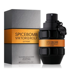 Spicebomb Extreme by Viktor & Rolf - MANZARA STORE - Perfume Available at MANZARA STORE - Viktor & Rolf - All Products, Men, Spicebomb, Viktor & Rolf- Spicebomb Extreme by Viktor & Rolf Product Description:Spicebomb Extreme by Viktor & Rolf is an intense and powerful fragrance that pushes the boundaries of spice and warmth. This bold scent builds on the iconic Spicebomb, amplifying the blend of fiery spices with deeper, richer notes of tobacco and vanilla. Perfect for the daring and adventurous man, Spicebo