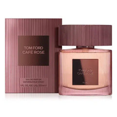 Tom Ford - Café Rose - MANZARA STORE - Perfume Available at MANZARA STORE - Tom Ford - All Products, Tom Ford, Woman- Tom Ford Café Rose Eau De Toilette Product Description:Tom Ford Café Rose Eau De Toilette is an elegant and daring fragrance that blends the allure of rich coffee with the delicate beauty of rose petals. A more subtle interpretation of its Eau De Parfum counterpart, this fragrance still maintains a warm and inviting presence with its smoky, spicy notes and sensual floral heart. Perfect for t